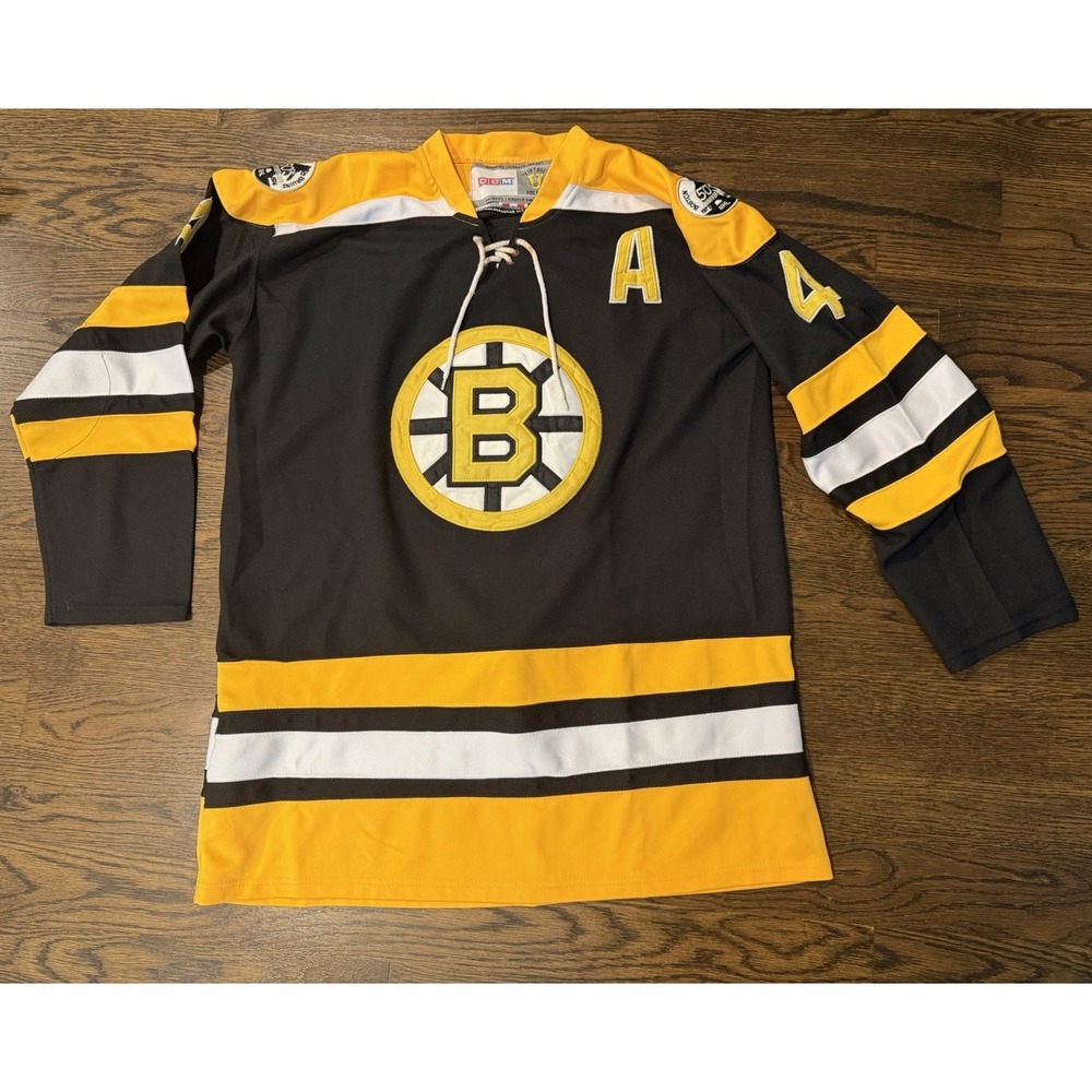 CCM Vtg BOBBY ORR Boston Bruins 1973-74 50th Anniversary Jersey Men 54 Hockey